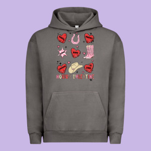 Howdy Valentine Copy Urban Hoodie Designed By Maliassmallbusiness