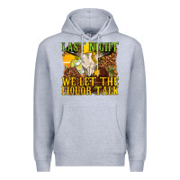 Heather Grey last night we let the liquor talk western Premium Hoodie - texasbilliewilder