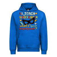 Cobalt i teach kindergarten whats your superpower Urban Hoodie - MaliasSmallBusiness