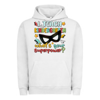 Pigment Lunar Rock i teach kindergarten whats your superpower Urban Hoodie - MaliasSmallBusiness