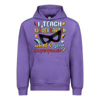 Tulip i teach kindergarten whats your superpower Urban Hoodie - MaliasSmallBusiness