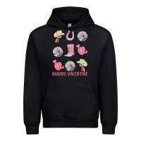 Black howdy valentine Urban Hoodie - MaliasSmallBusiness