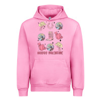 Fuchsia Pink howdy valentine Urban Hoodie - MaliasSmallBusiness