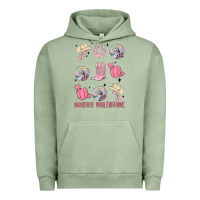Pigment Oil Green howdy valentine Urban Hoodie - MaliasSmallBusiness