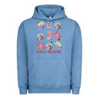 Pigment Pebble Blue howdy valentine Urban Hoodie - MaliasSmallBusiness