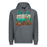 Rock lets go camping Premium Hoodie - texasbilliewilder