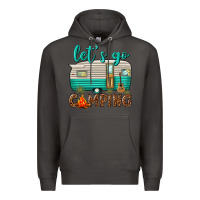 Smoke lets go camping Premium Hoodie - texasbilliewilder