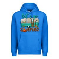 True Royal lets go camping Premium Hoodie - texasbilliewilder
