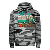 Slate Camo lets go camping Premium Hoodie - texasbilliewilder