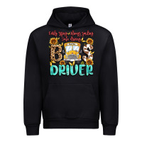 Black early rising always smiling safe driving bus drive Urban Hoodie - MaliasSmallBusiness
