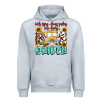 Heather Grey early rising always smiling safe driving bus drive Urban Hoodie - MaliasSmallBusiness