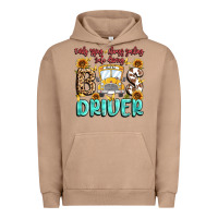 Pigment Burro early rising always smiling safe driving bus drive Urban Hoodie - MaliasSmallBusiness