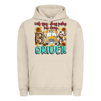 Pigment French Oak early rising always smiling safe driving bus drive Urban Hoodie - MaliasSmallBusiness