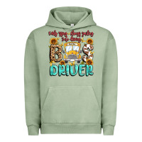 Pigment Oil Green early rising always smiling safe driving bus drive Urban Hoodie - MaliasSmallBusiness