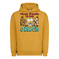 Pigment Peanut Butter early rising always smiling safe driving bus drive Urban Hoodie - MaliasSmallBusiness