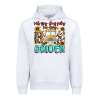 White early rising always smiling safe driving bus drive Urban Hoodie - MaliasSmallBusiness