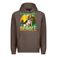 Coffee life is better with a beagle Premium Hoodie - texasbilliewilder
