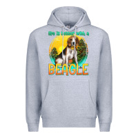 Heather Grey life is better with a beagle Premium Hoodie - texasbilliewilder