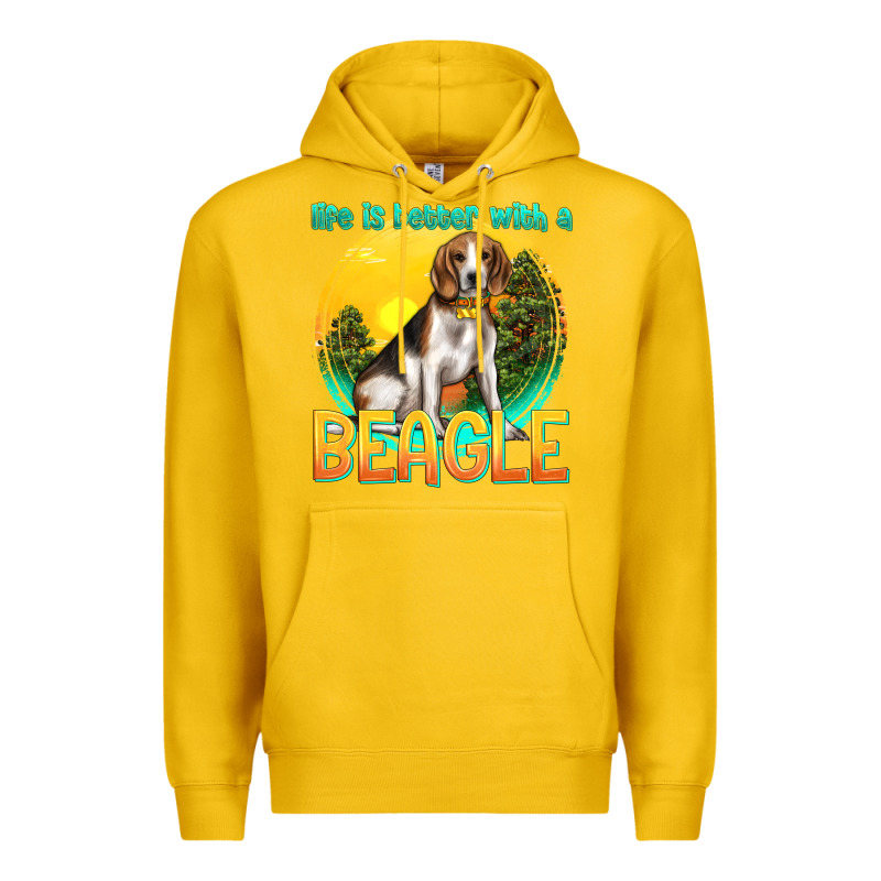 Life Is Better With A Beagle Premium Hoodie by texasbilliewilder | Teevron