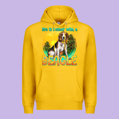 Premium Hoodie life is better with a beagle