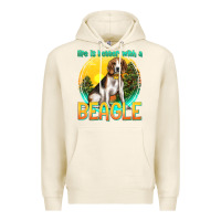 Tofu life is better with a beagle Premium Hoodie - texasbilliewilder