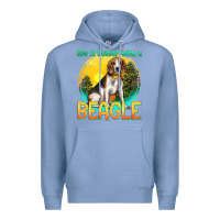 Colony Blue life is better with a beagle Premium Hoodie - texasbilliewilder