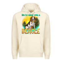 Sandshell life is better with a beagle Premium Hoodie - texasbilliewilder