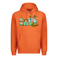 Carrot jesus coffee cups Premium Hoodie - AdoDesignShop