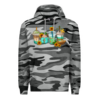 Slate Camo jesus coffee cups Premium Hoodie - AdoDesignShop