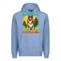 Colony Blue life is better with a collie Premium Hoodie - texasbilliewilder