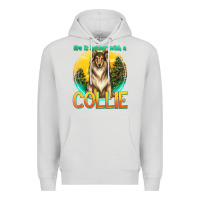 Dove Grey life is better with a collie Premium Hoodie - texasbilliewilder