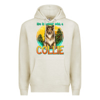 Oatmeal Heather life is better with a collie Premium Hoodie - texasbilliewilder