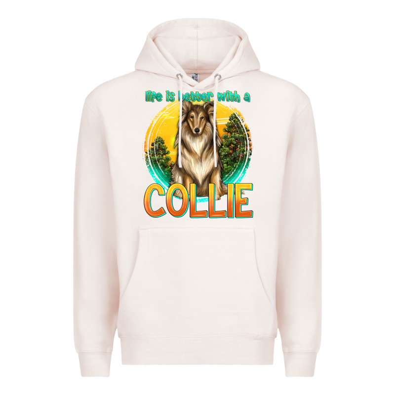 Life Is Better With A Collie Premium Hoodie by texasbilliewilder | Teevron