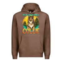 Chestnut life is better with a collie Premium Hoodie - texasbilliewilder
