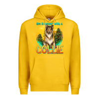 Lemon life is better with a collie Premium Hoodie - texasbilliewilder