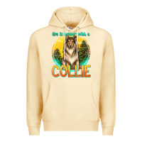 Pina Colada life is better with a collie Premium Hoodie - texasbilliewilder