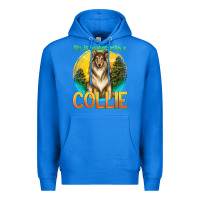 True Royal life is better with a collie Premium Hoodie - texasbilliewilder
