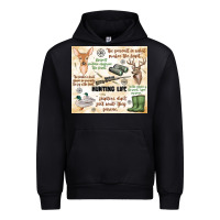 Black hunting life Urban Hoodie - MaliasSmallBusiness