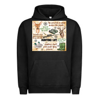 Pigment Black hunting life Urban Hoodie - MaliasSmallBusiness