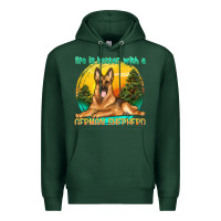 Sports Green life is better with a german shepherd Premium Hoodie - texasbilliewilder