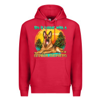 Cardinal life is better with a german shepherd Premium Hoodie - texasbilliewilder