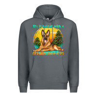 Rock life is better with a german shepherd Premium Hoodie - texasbilliewilder