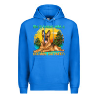 True Royal life is better with a german shepherd Premium Hoodie - texasbilliewilder