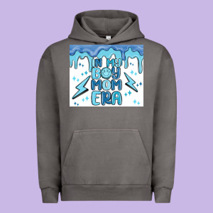 In My Boy Mom Era Urban Hoodie Designed By Maliassmallbusiness