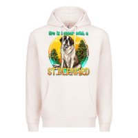 Pale Pink life is better with a st.bernard Premium Hoodie - texasbilliewilder