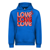 Cobalt love valentines day Urban Hoodie - MaliasSmallBusiness