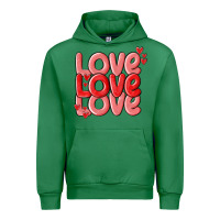Emerald love valentines day Urban Hoodie - MaliasSmallBusiness
