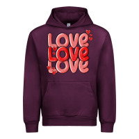 Mauve Wine love valentines day Urban Hoodie - MaliasSmallBusiness
