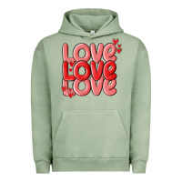 Pigment Oil Green love valentines day Urban Hoodie - MaliasSmallBusiness