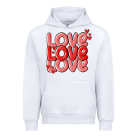 White love valentines day Urban Hoodie - MaliasSmallBusiness